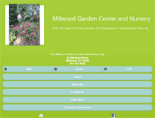 Tablet Screenshot of millwoodgardencenter.com